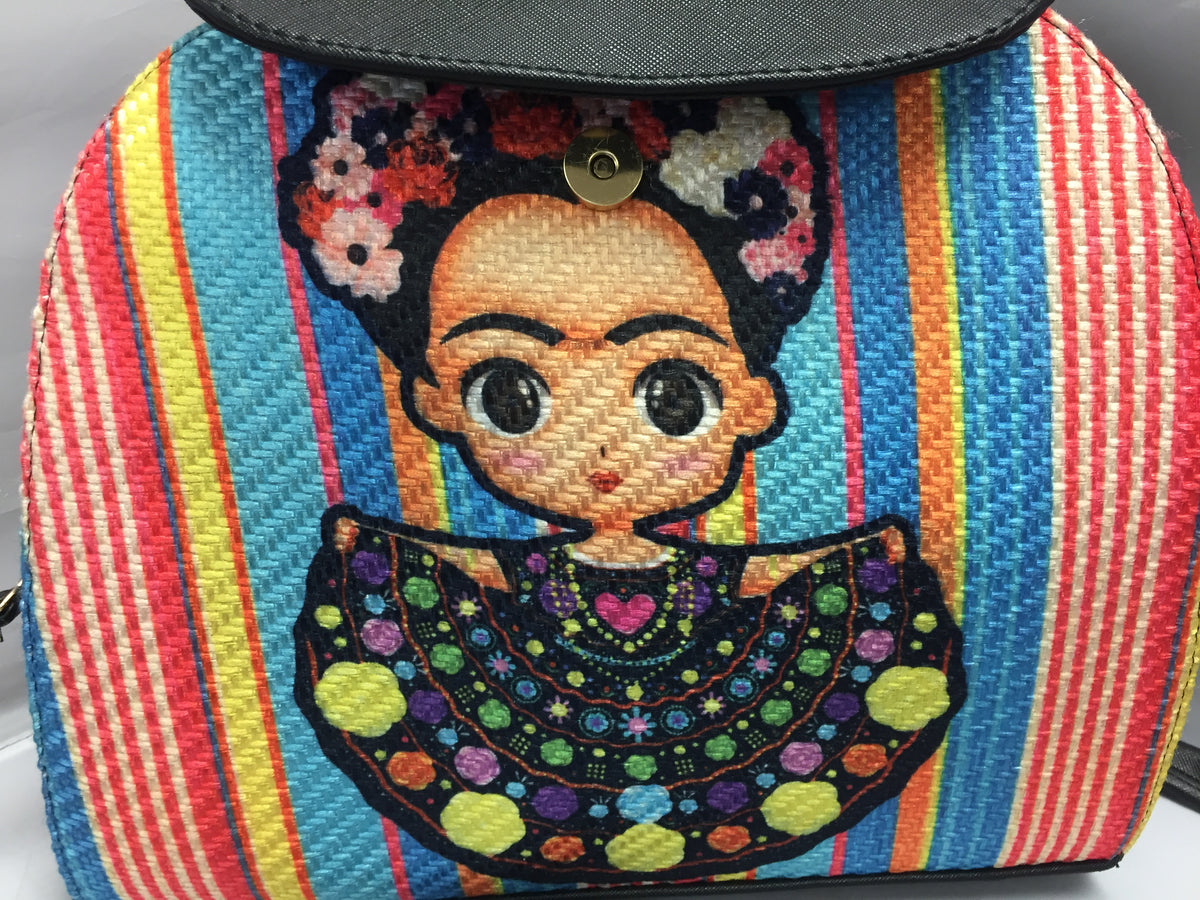 Frida Kahlo #Backpack/shoulderbag SOLD – Artesanias 