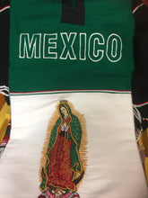 Load image into Gallery viewer, Poncho/Gaban Aztec Design/Virgin Mary Design SOLD