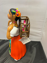 Load image into Gallery viewer, Lupita NAVARRO Mexican Ceramic Doll Birds
