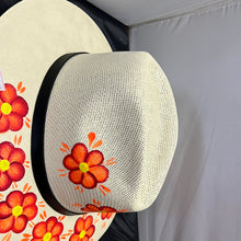 Cargar imagen en el visor de la galería, Acrylic  Mexican Hand painted  with flowers
