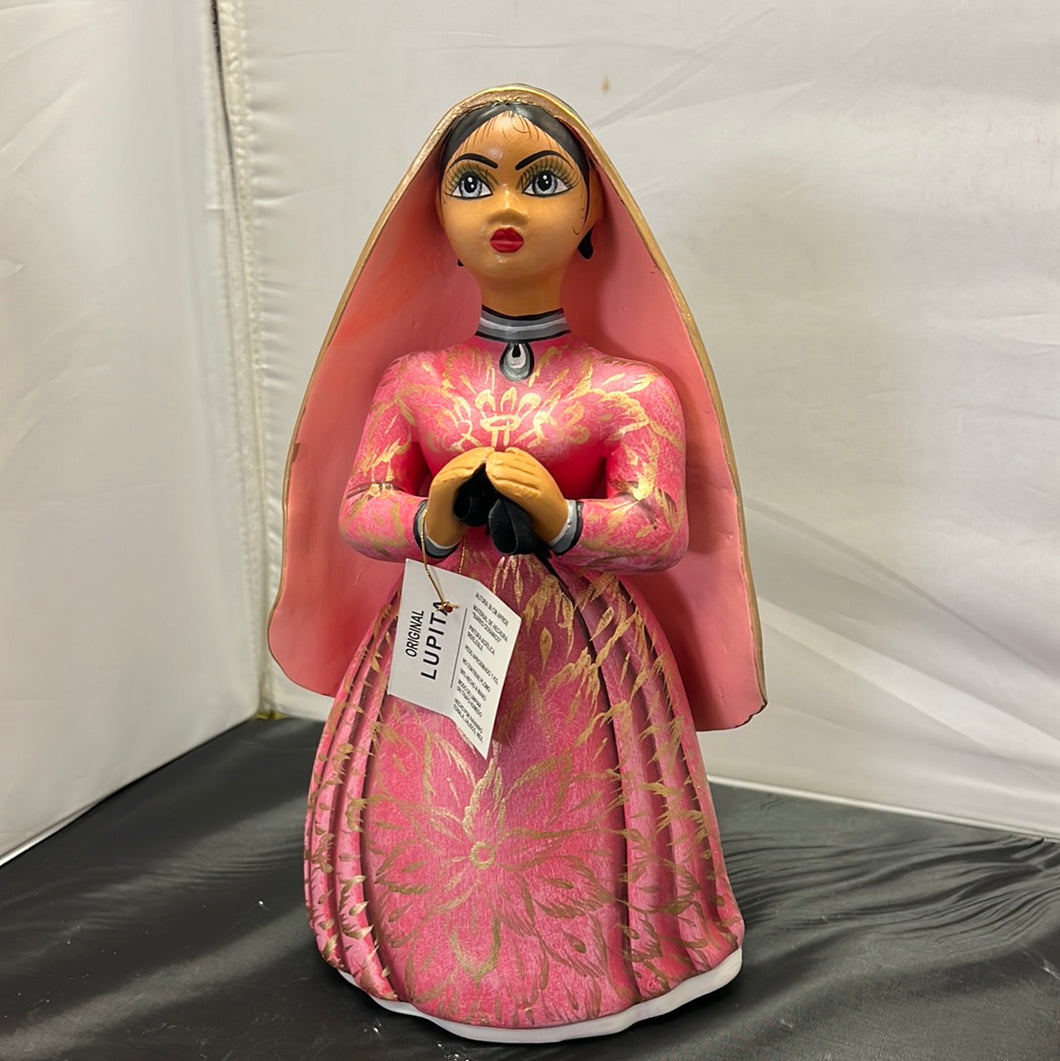 Lupita  NAVARRO Mexican Ceramic Doll  Virgin