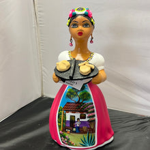 Cargar imagen en el visor de la galería, Lupita NAVARRO Mexican Ceramic Doll Tortillas
