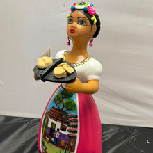Load image into Gallery viewer, Lupita NAVARRO Mexican Ceramic Doll Tortillas
