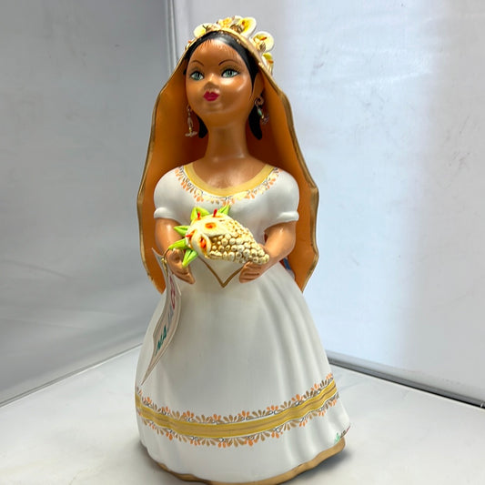 Lupita  Mexican Ceramic Doll novia SOLD