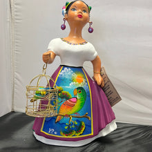 Load image into Gallery viewer, Lupita NAVARRO Mexican Ceramic Doll Birds
