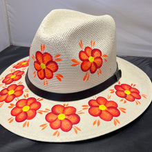 Cargar imagen en el visor de la galería, Acrylic  Mexican Hand painted  with flowers

