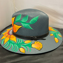 Cargar imagen en el visor de la galería, Acrylic  Mexican Hand painted  with Sunflower
