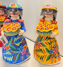 Load image into Gallery viewer, Lupita  Mexican Ceramic Doll Day of the Dead
