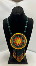 Load image into Gallery viewer, Chaquira medicina pouch necklace
