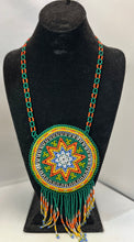 Load image into Gallery viewer, Chaquira medicina pouch necklace
