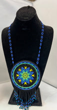 Load image into Gallery viewer, Chaquira medicina pouch necklace
