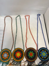 Load image into Gallery viewer, Chaquira medicina pouch necklace
