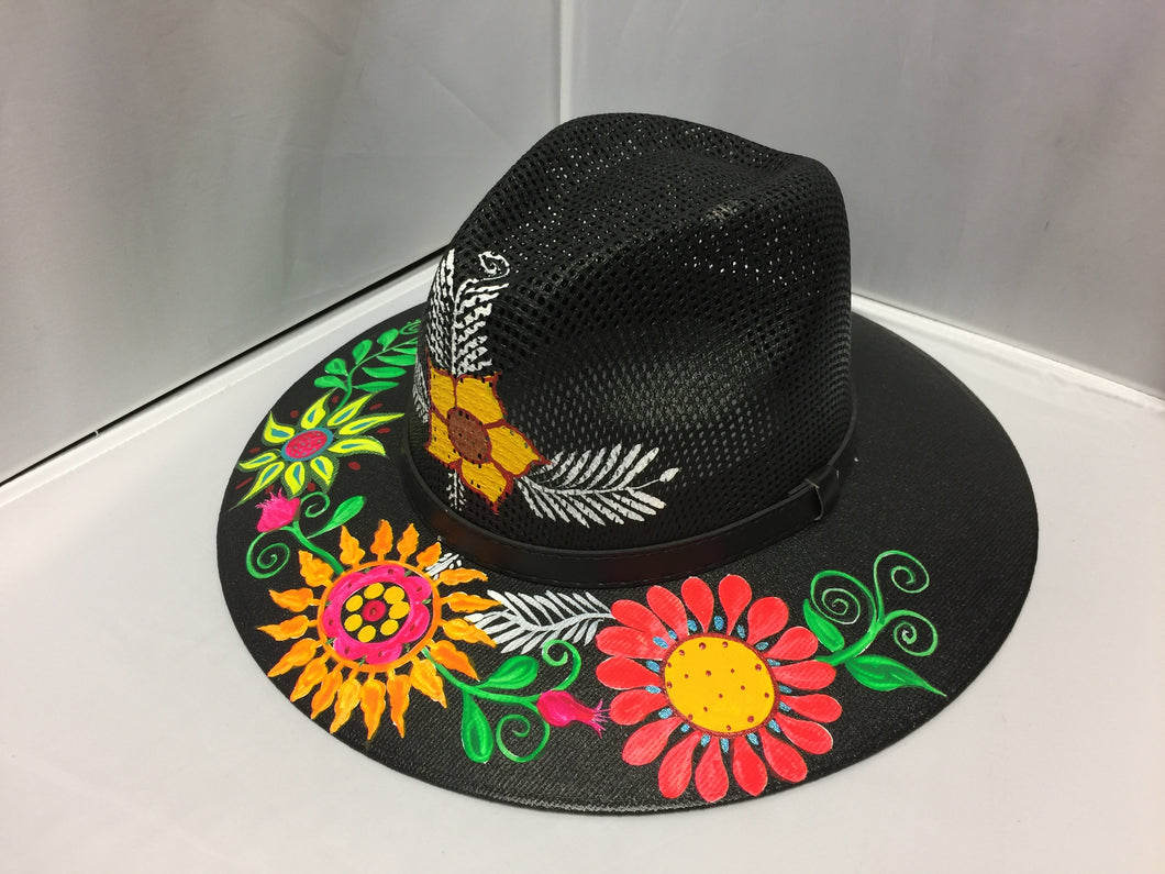 Mexican Hand painted Hat/Sombrero SOLD