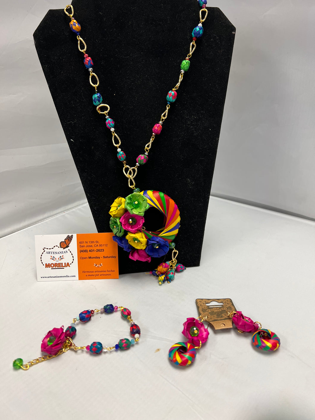 Mexican Jewelry Palm tree Set (3 Pieces)