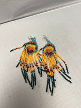 Load image into Gallery viewer, Beaded Necklace Set with Sunflower design. SOLD

