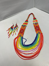 Load image into Gallery viewer, Beautiful Beaded Set Rainbow bright colors #1 Red
