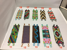 Load image into Gallery viewer, Brazaletes  de Chaquira Arte Huichol
