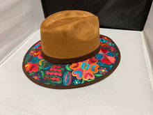 Load image into Gallery viewer, Suede Hat with Butterfly design
