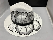 Cargar imagen en el visor de la galería, Acrylic  Mexican Hat with Flower   Design
