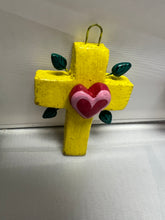 Cargar imagen en el visor de la galería, Clay Pottery Folk  Cross
