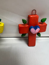Cargar imagen en el visor de la galería, Clay Pottery Folk  Cross
