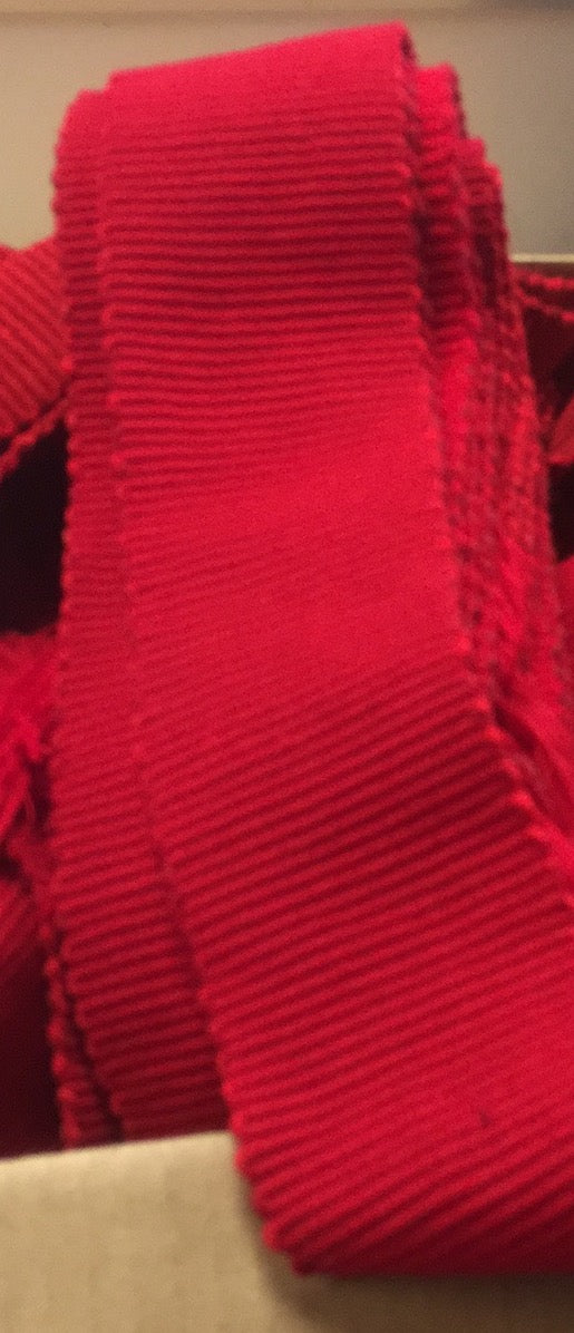 Faja roja algodón/ 100% cotton red belt  (Small)