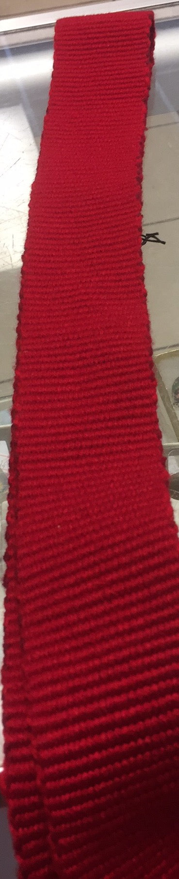 Faja roja algodón/ 100% cotton red belt (Large)