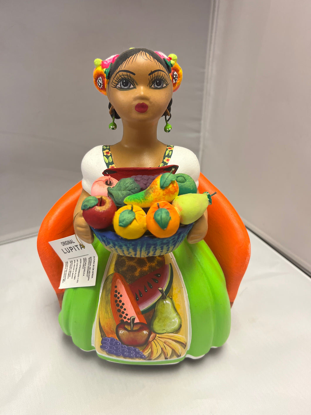 Lupita   Mexican Ceramic Doll  Chair SOLD