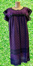 Load image into Gallery viewer, Silk  thread embroidered  Huipil
