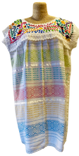 Load image into Gallery viewer, Silk  thread embroidered  Huipil
