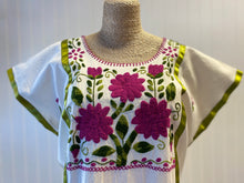 Load image into Gallery viewer, Beautiful Embroidered Huipil from Oaxaca SOLD
