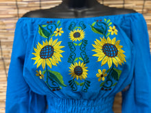 Load image into Gallery viewer, 3/4  Sleeve Sunflower Blouse SOLD
