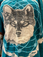 Load image into Gallery viewer, Wool Poncho with fur /regular Hoodie SOLD OUT
