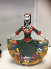 Cargar imagen en el visor de la galería, Talavera Catrina folk Art SOLD
