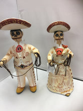 Cargar imagen en el visor de la galería, Lupita NAVARRO Mexican Ceramic Doll  Charros day of the dead SOLD
