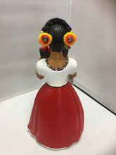 Load image into Gallery viewer, Lupita  Mexican Ceramic Doll  with  Vegetables Basket SOLD
