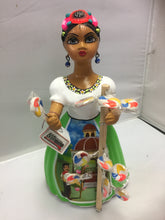 Cargar imagen en el visor de la galería, Lupita NAVARRO Mexican Ceramic Doll  Caramels
