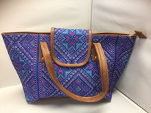 Load image into Gallery viewer, Blue and brown Handbag SOLD
