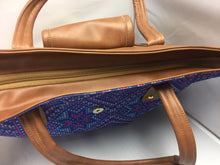Load image into Gallery viewer, Blue and brown Handbag SOLD
