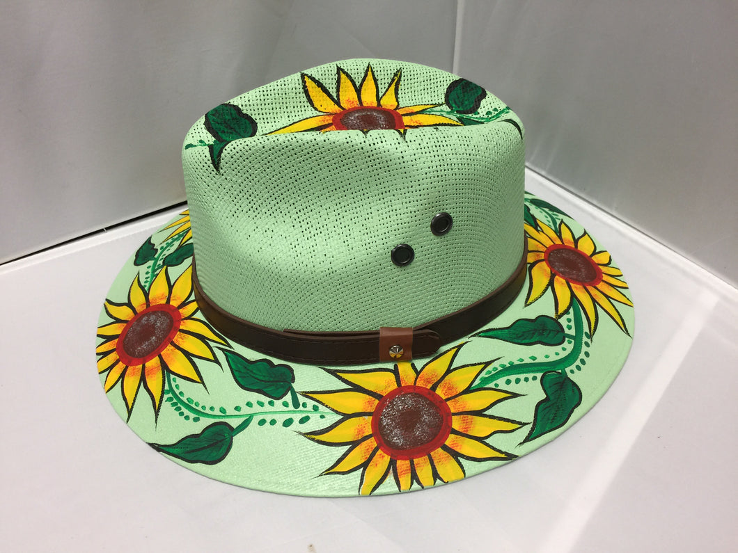 Hand painted Hat/ Sombrero SOLD