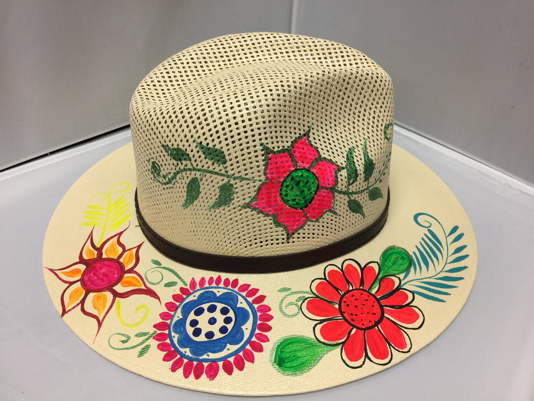 Hand painted Hat/ Sombrero
