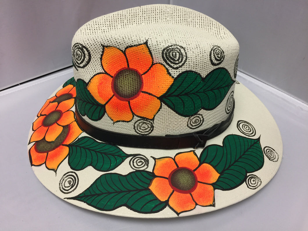 Hand painted Hat/ Sombrero SOLD