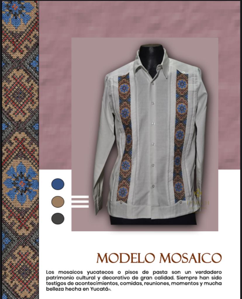 Guayabera Modelo Mosaico