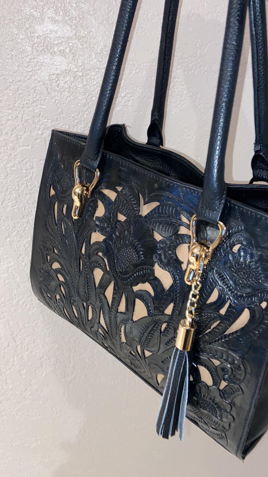 100% leather purse